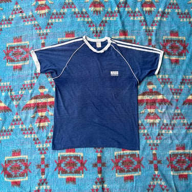 Vintage Stedman NASO V-Neck Ringer Shirt 
