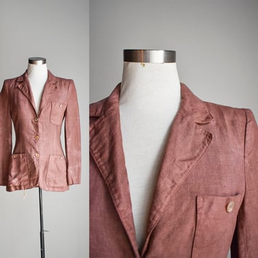 Vintage Edwardian Inspired Linen Jacket 