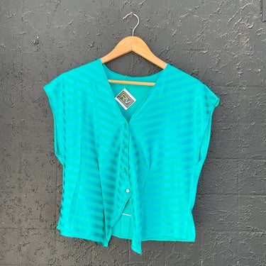 Turquoise Striped 2-Piece Pajama Pant Set