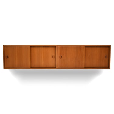 Pair of Teak Wall-Mounted Cabinets by HG Furniture
