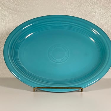 Fiestaware Turquoise 12.5" Oval Platter 