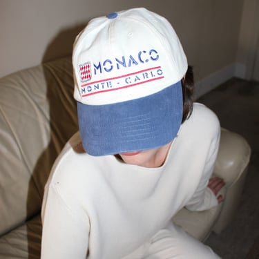 Vintage Monaco Embroidered Ball Cap