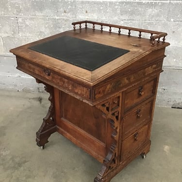 Small Antique Davenport Desk (Seattle)