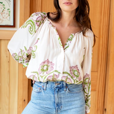 Frances Blouse in Maeve Flowers