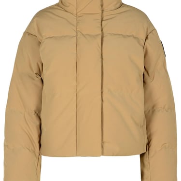 Canada Goose 'Grandview' Beige Polyester Blend Down Jacket Woman