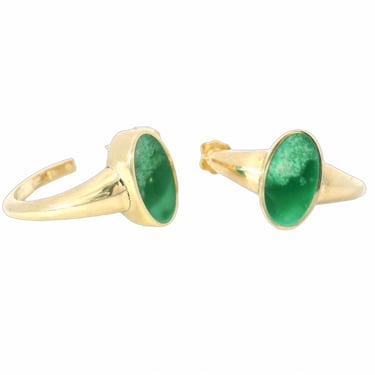 The Polaris Earrings- Lucin Variscite