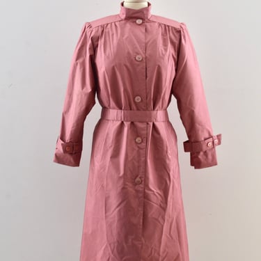 Vintage Dusty Rose Raincoat