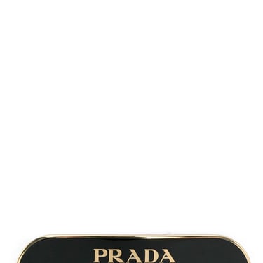 Prada Women Logo Hair Clip