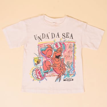Single Stitch The Little Mermaid Unda Da Sea Tee Shirt, S