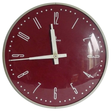 Large Siemens Halske Factory, Station or Workshop Wall Clock 