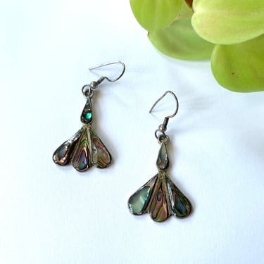 Alpaca Abalone Earrings