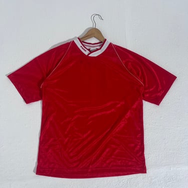 Vintage 1990's Red Puma Soccer Jersey Sz. XL