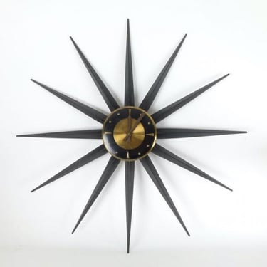C.1960 Sunburst Wall Clock