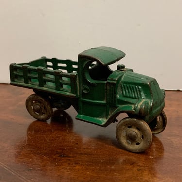 Antique Cast Iron Truck with Original Paint 