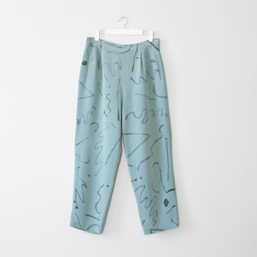 hand painted vintage silk pants | fortuna 