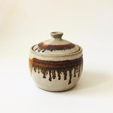 Studio Pottery Jar Signed by J Roberts 1955 