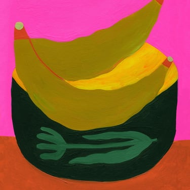 Banana Bowl Inkjet Print 