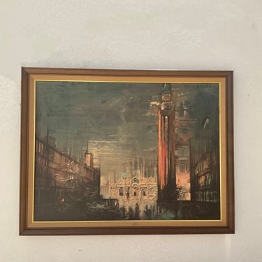 Moody City Scape Art Print