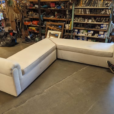 Pair of Upholstered Loungers