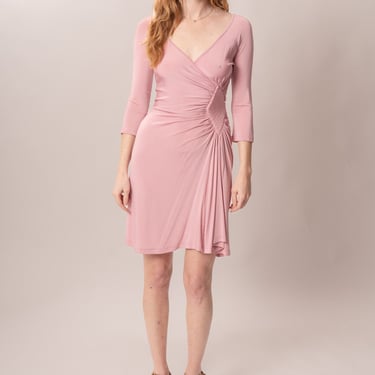 Y2K Just Cavalli Pink Rouched Dress