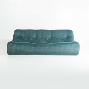 Ligne Roset Kali Three Seater Sofa in Emerald Corduroy 