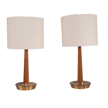 #416 Pair of Table Lamps by Hans Bergstrom