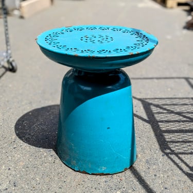 Vintage Teal Side Table