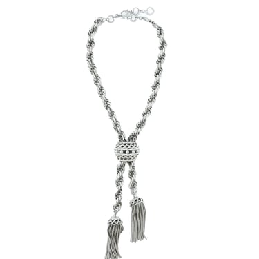 Schiaparelli Rope Chain Tassel Necklace