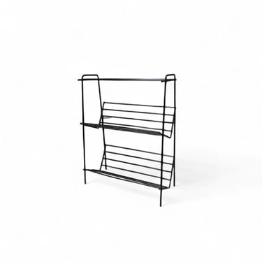 Vintage Wire Bookshelf 