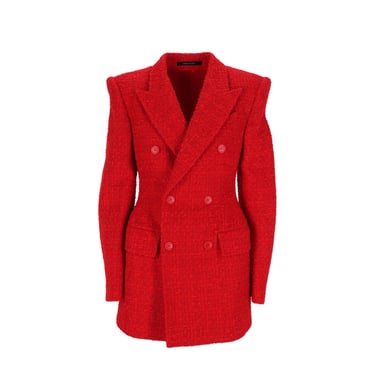 Balenciaga Tweed Blazer Jacket Women