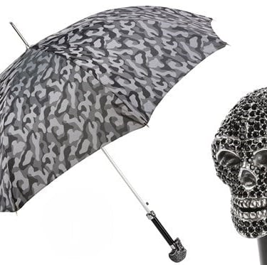 SKULL HANDLE UMBRELLA