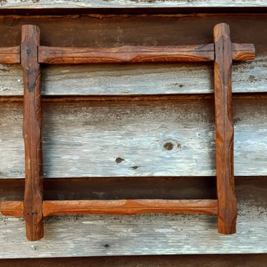 Adirondack Carved Wooden Frame