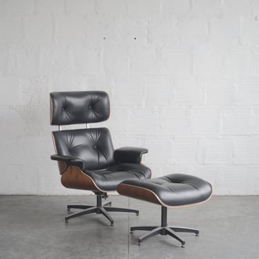 Eames Lounge Chair and Ottoman Replica by Plycraft