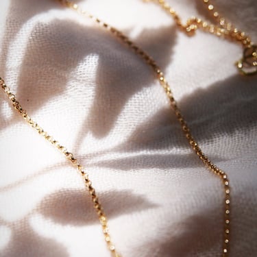 Gold Rolo Chain Necklace - Hulama 