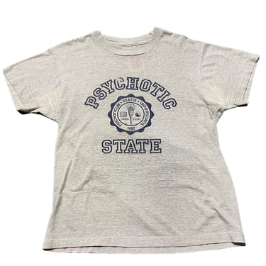 (L) Grey 1982 Psychotic State T-Shirt 070722 RK
