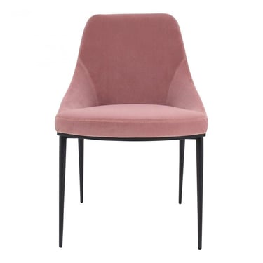 Sedona Dining Chair in Pink Velvet