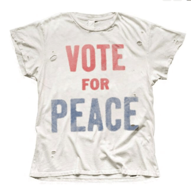 Vote For Peace Crew Tee