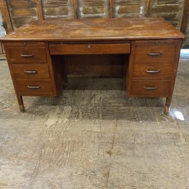 Mid century mahogany desk 60 x 34 x 30 1/2