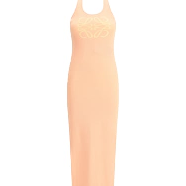 Loewe Women Long Ribbed Design Dress