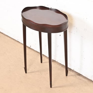 Barbara Barry for Baker Furniture Modern Regency Mahogany Tea Table or Side Table