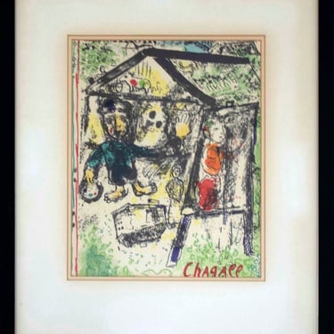 Marc Chagall Derriere Le Miroir Cover Lithograph 1969 