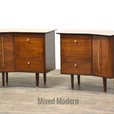 Helen Hobey for Baker Nightstands - A Pair 