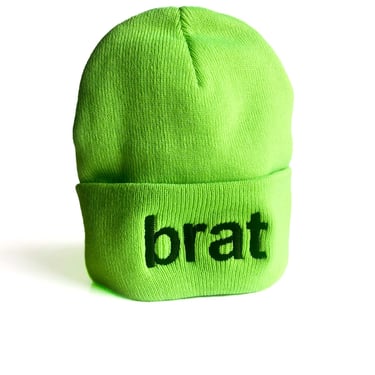 Brat Embroidered Beanie