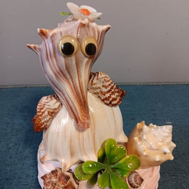 Seashell Character from 1960s | Midcentury Souvenir 