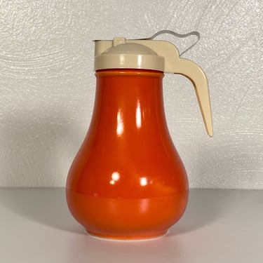 Fiestaware Red Syrup Pitcher 