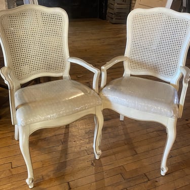 All Cream Cane Back Dining Chair