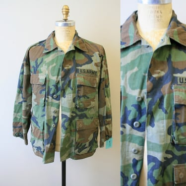 Vintage Army Camouflage Jacket 
