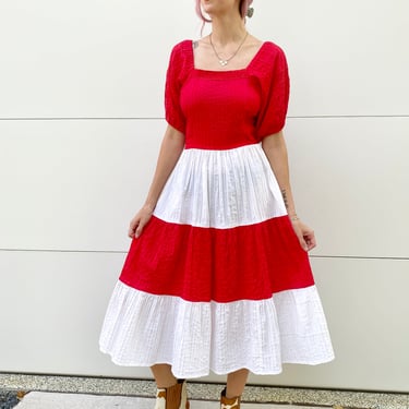 Peppermint Flamenco Dress