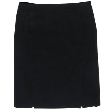 Christian Dior - Black Wool Pencil Skirt Sz 6