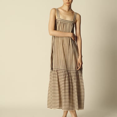 YSL Linen Striped Dress